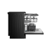 HSAP16FB Hisense 16-Place Setting Freestanding Dishwasher - Black Steel